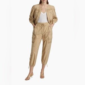 Cinq à Sept Nissan Ruffled Parachute Crop Pants